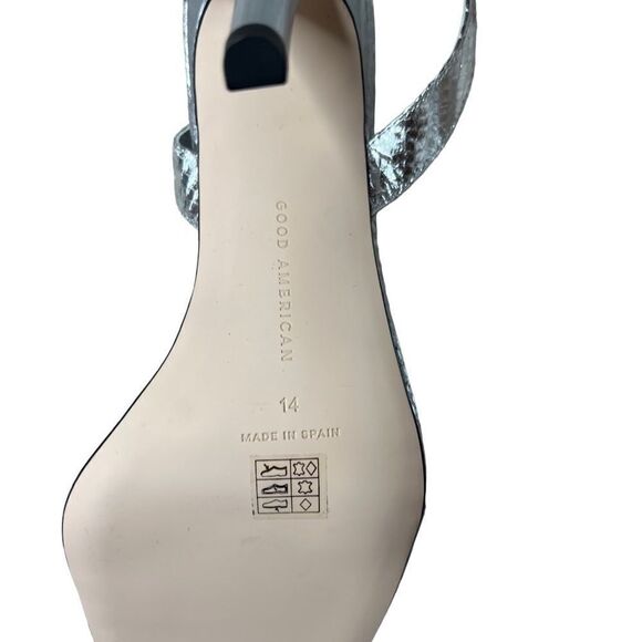 NWT Good American Lucite sandals size 14 - Picture 7 of 8